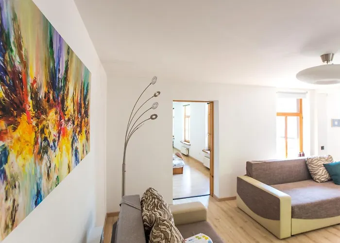 With A Terrace And A Hot Tub Appartement Riga