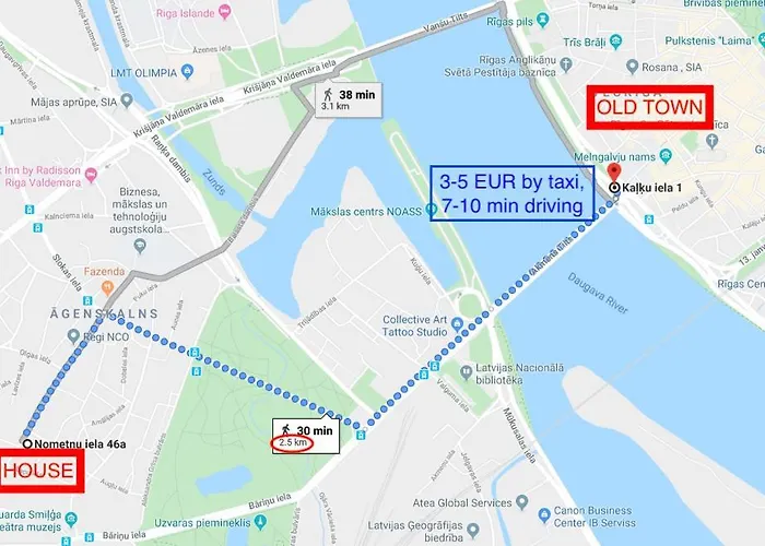 With A Terrace And A Hot Tub Riga