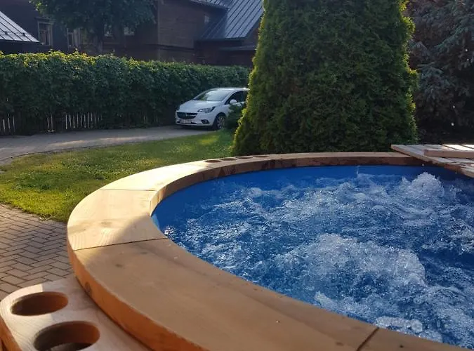 With A Terrace And A Hot Tub
